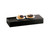 Cal-Mil 166-3-96 20"W x 7"D x 3"H Rectangle Bamboo Midnight Bamboo Display Tray/Riser