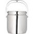Carlisle 609190 1-1/2 Qt. Stainless Steel Double Wall Hinged Lid Ice Bucket