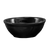 CAC China LV-15-BLK 12.5 Oz. Black Ceramic Round Las Vegas Nappie Bowl (3 Dozen Per Case)