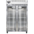 Continental Refrigerator 2RNSAGD 52" W Two-Section Glass Door Reach-In Refrigerator
