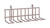 Metro IWA-14K4 Smartwall Small Utensil Holder 10-3/8"W Metroseal Gray Epoxy-Coated Corrosion-Resistant Finish