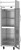 Beverage Air HRS1HC-1HG 26" W One-Section Glass Door Reach-In Horizon Series Refrigerator