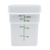 Cambro 4SFSP148 4 qt White Square CamSquare Food Container - 6/Case