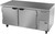 Beverage Air UCR67AHC 67"W Two-Section Solid Door Reach-In Undercounter Refrigerator