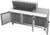 Beverage Air SPE72HC-18M 72" W Three-Section Three Door Mega Top Refrigerated Counter