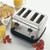 Waring WCT708 12.75"W Medium-Duty Commercial Toaster - 120V, 1800W