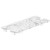 Cambro 30CWD135 Camwear 1/3 Size Clear PolyCarbonate Drain Shelf