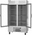 Beverage Air RB44HC-1G 47" W Two-Section Glass Door Reach-In Refrigerator