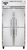 Continental Refrigerator 2RSENSAHD 36.25" W Two-Section Solid Door Reach-In Slim Line Refrigerator