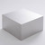 American Metalcraft SSR4 8" Square x 4" H Square Stainless Steel Riser
