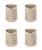 Metro MTLA Replacement Tri-Lobal Adapter Sleeves For Top Track End Unit Kits (3) Sided Frames Handles