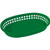 Winco PLB-G
 10"
 Plastic
 Green
 Oval
 Platter Basket
 3 Dozen (Contains 1 Dozen)