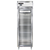 Continental Refrigerator DL1F-SS-GD 26" W One-Section Glass Door Reach-In Designer Line Freezer - 115 Volts