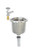 Fisher 3041 6 7/8" Dia. 1 1/2" x 4" Stainless Steel Tailpiece Dipper Well Faucet And Sink