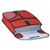 Winco BGPZ-18 18" x 18" x 5"H Red Pizza Delivery Bag