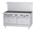 Garland G60-8G12RR 60" Gas G Starfire Pro Series Restaurant Range - 358,000 BTU
