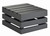 Cal-Mil 3332-7-96 12"W x 12"D x 7"H Square Bamboo Midnight Bamboo Crate Riser