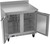 Beverage Air WTF36AHC 36"W Two Door Stainless Steel Worktop Freezer With 4" Removable Backsplash