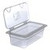 Carlisle 3066107 1/3 Size 3.8 Qt. PolyCarbonate Clear Storplus Food Pan