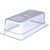 Carlisle 3066107 1/3 Size 3.8 Qt. PolyCarbonate Clear Storplus Food Pan