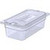Carlisle 3066107 1/3 Size 3.8 Qt. PolyCarbonate Clear Storplus Food Pan