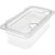 Carlisle 3066107 1/3 Size 3.8 Qt. PolyCarbonate Clear Storplus Food Pan