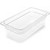 Carlisle 3066107 1/3 Size 3.8 Qt. PolyCarbonate Clear Storplus Food Pan