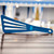 Matfer Bourgeat 112421 ExoGlass 12" L High Temp Slotted Pelton Spatula - Blue