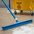 Carlisle 3656814 24" Long Rubber Blade Plastic Frame Blue Sparta Floor Squeegee Head