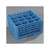 Carlisle RG16-414 16 Compartments Polypropylene Blue OptiClean Dishwasher Glass Rack