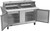 Beverage Air SPE60HC-24M-DS 60" W Two-Section Two Door Dual Side Mega Top Refrigerated Counter