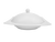 CAC China KSE-208 10 Oz. Super White Porcelain Square Accessories Pasta Bowl Set (8 Set Per Case)