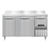 Continental Refrigerator DFA60NSSBS 60"W Three Door Stainless Steel Designer Line Freezer Base Worktop Unit With 5 1/2" Backsplash