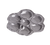 Bon Chef 5079SLATE 10" Ceramic Matte Dark Gray Round Oyster Plate