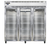 Continental Refrigerator 3RNSAGD 78" W Three-Section Glass Door Reach-In Refrigerator