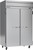 Beverage Air HR2HC-1S 52" W Two-Section Solid Hinged Door Reach-In Horizon Series Refrigerator