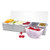 Winco CDP-6 18"L x 6"W x 3-5/8"H Stainless Steel Condiment Dispenser