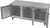 Beverage Air UCR72AHC 72"W Three-Section Solid Door Reach-In Undercounter Refrigerator