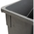 Carlisle 34202323 23 Gallon Rectangular Polyethylene Gray Trimline Waste Container
