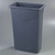 Carlisle 34202323 23 Gallon Rectangular Polyethylene Gray Trimline Waste Container