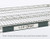 Metro 9990P3 Super Erecta Label Holder 31" x 1-1/4" Gray Snap-On Plastic Holder