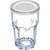 Dinex DX581007 10 Oz. Clear SAN Plastic Faceted Shape Louis Tumbler (72 Per Case)