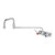 T&S Brass B-1136 Faucet 18" double-jointed nozzle splash mounted