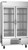 Beverage Air HBF44HC-1-G 47" W Two-Section Glass Door Reach-In Horizon Series Freezer - 115 Volts