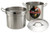 Winco SSDB-12S 12 Qt Stainless Steel / Aluminum Clad Bottom Steamer/Pasta Cooker