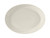 Tuxton ASU-023 Ceramic Pearl White Oval Platter (1 Dozen)