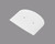 Matfer Bourgeat 112840 Dough Scraper 4-3/4"L x 3-3/4"W Straight Cut Multi-Purpose Polyamide