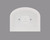 Matfer Bourgeat 112840 Dough Scraper 4-3/4"L x 3-3/4"W Straight Cut Multi-Purpose Polyamide