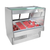 Structural Concepts GMGV6 Fusion?? Refrigerated Service Meat Seafood Case 75-3/8"W Breeze??? With Energywise Self-Contained Refrigeration System Slanted Lift-Up Front Glass