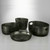 American Metalcraft ATHB16 16" Aluminum Black Round Beverage Tray